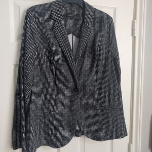 Black and white jacket